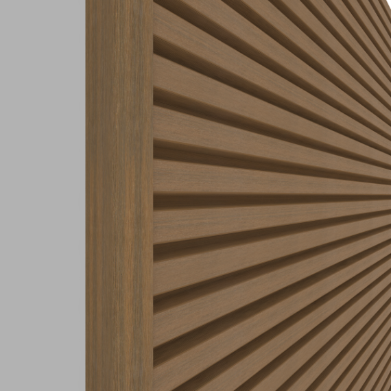 NewTechWood aluminium co-extrusie eindprofiel t.b.v. Castellation PRO (div. maten/ kleuren)
