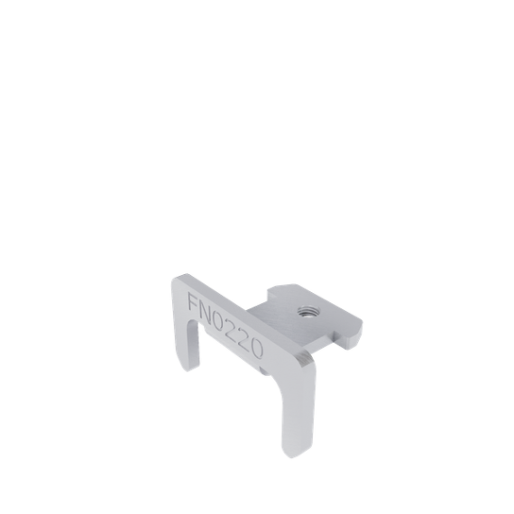 NewTechWood aluminium frameset t.b.v. triple schermplanken, zwart.