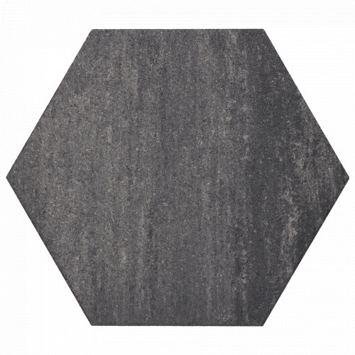 Soft Comfort Zeskant 60x60x4cm Grijs/Zwart