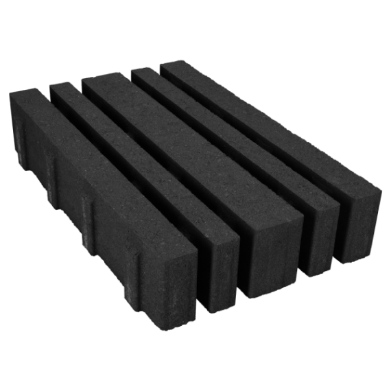 Grastegel Lineaire 40x60x12 cm Antraciet