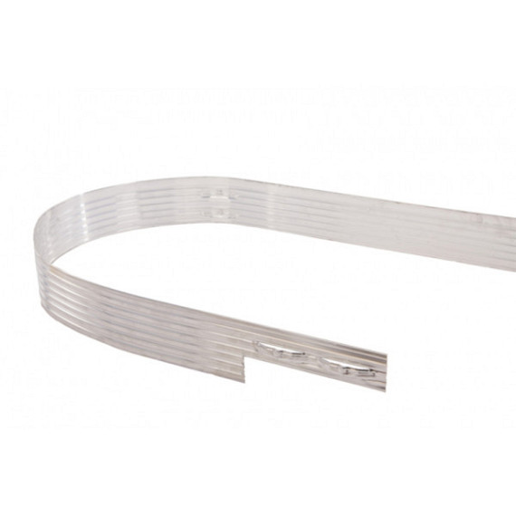 Alu Mevo Edge PRO zilver 3.2mm, 229x10.2 cm Incl. pennen