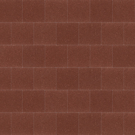 ExcluKera 20x20x6 cm KOMO rood met deklaag
