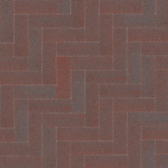 ExcluKera Dikformaat 21x7x8 cm rood-zwart met deklaag