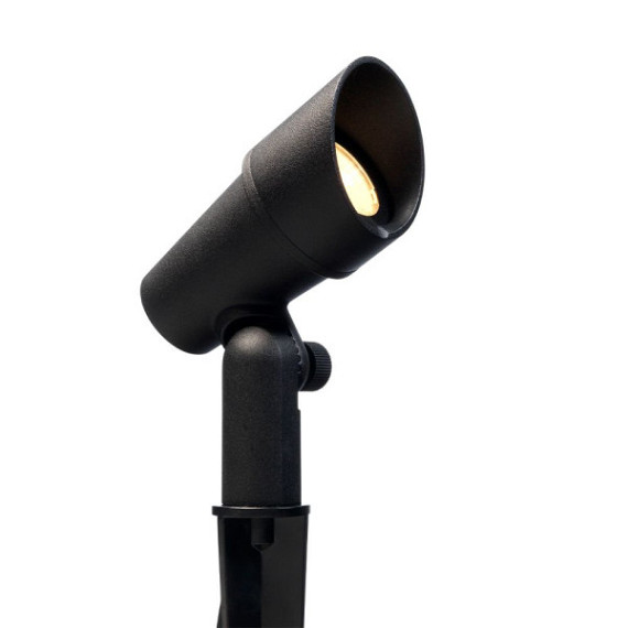 Selmes | anti-verblindingskap zwart prikspot | warmwit | 1,5 watt | dimbaar | OutdoorPro+ | 12 volt