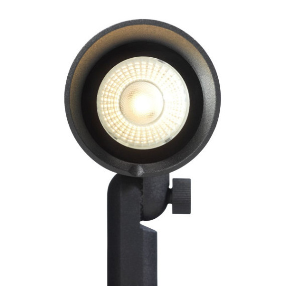 Campo | anti-verblindingskap zwart prikspot | warmwit | 6 watt | dimbaar | OutdoorPro+ | 12 volt