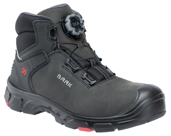 Werkschoenen Boaz hoog zwart + kruipneus mt 42