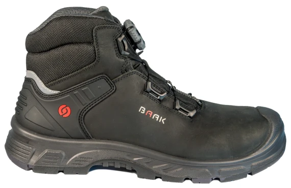 Werkschoenen Boaz hoog zwart + kruipneus mt 42