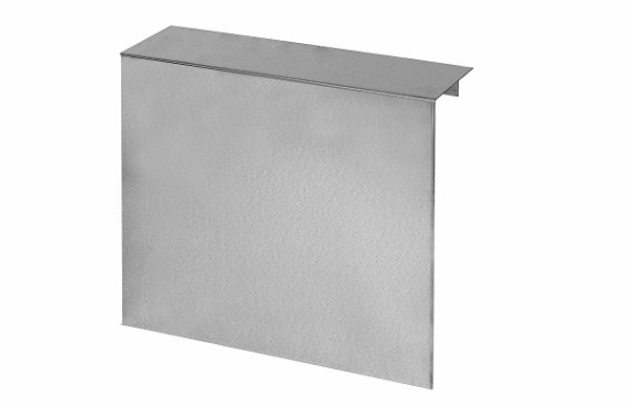 Overzetstuk verzinkt muurelement recht 150x45x15,8 cm