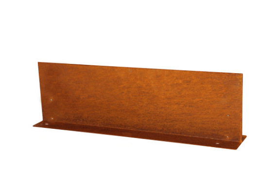 Kantopsluiting corten Double (flg) 300x10 cm