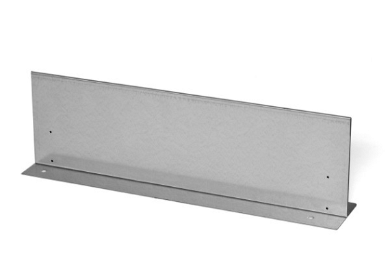 Kantopsluiting verzinkt Double (flg) 300x10 cm