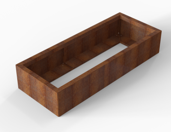 Bloembak corten Module+ (diverse maten)