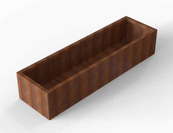 Bloembak corten Module+ (diverse maten)