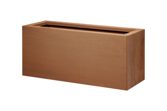 Bloembak vlak - CORTEN 120x120x40