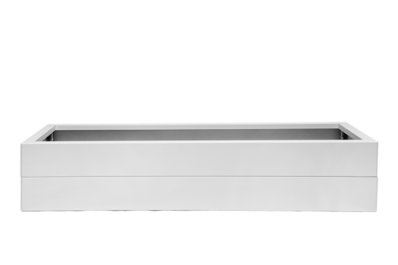 Bloembak - WIT 270x120x70 cm