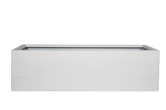 Bloembak - WIT 270x120x70 cm