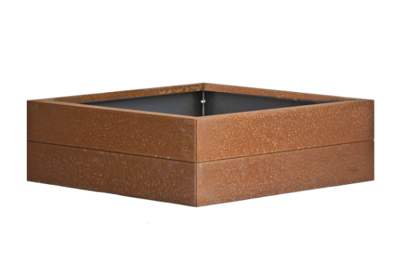 Bloembak - CORTEN 60x60x28 cm