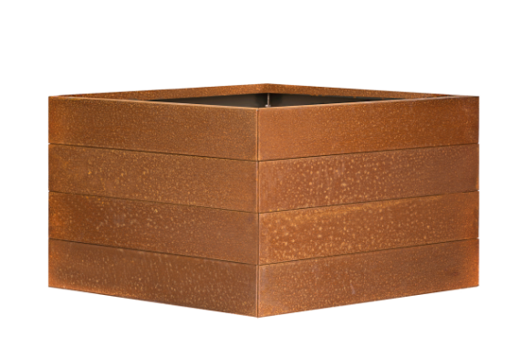 Bloembak - CORTEN 60x60x28 cm