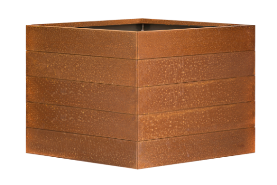 Bloembak - CORTEN 60x60x28 cm