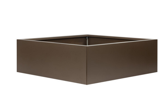 Bloembak vlak - SUPRA BRUIN 60X150X40