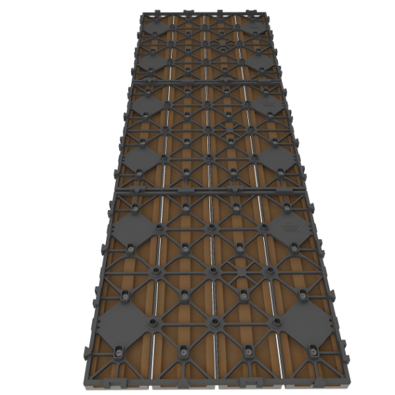 NewTechWood HKC Kliktegel 30x90 TEAK