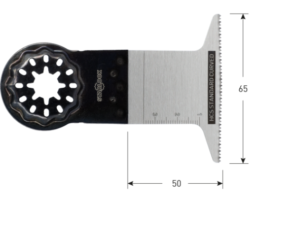 MTS65 HCS Hout Starlock invalzaagblad 65x50