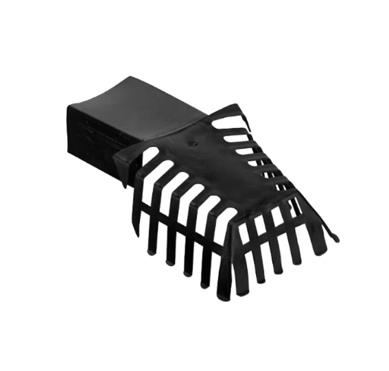 PE bladvanger 60x80mm - zwart