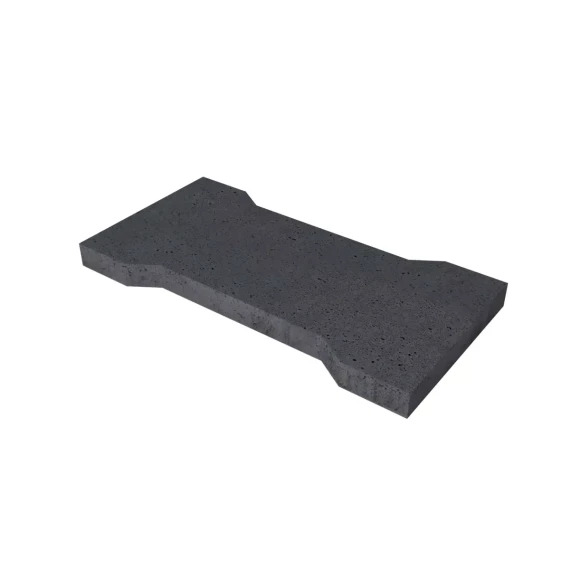 Schellevis Eco-tegel Lang 100x50x7 cm Antraciet