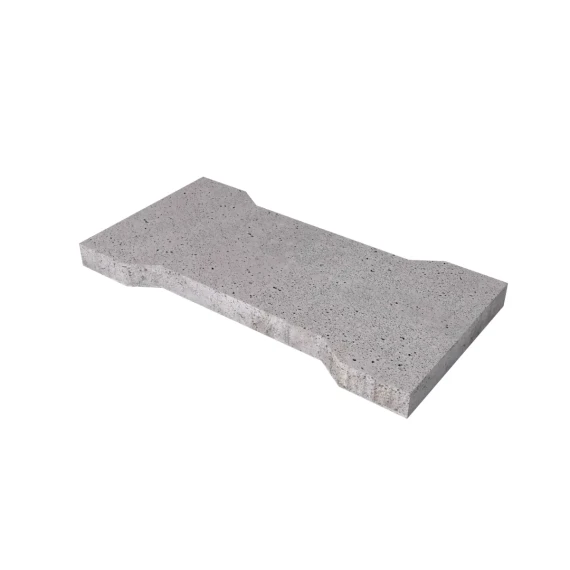 Schellevis Eco-tegel Lang 100x50x7 cm Grijs