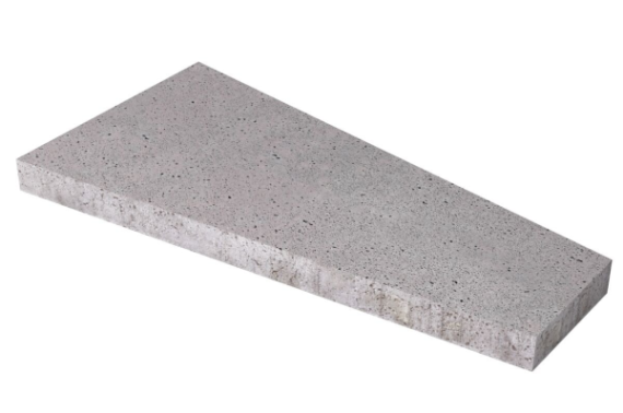 Schellevis trapezium Grijs 120x60/30x8 cm