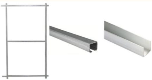 Wandbevestigingset voor schuifpoort - poortframe 1500x1900mm