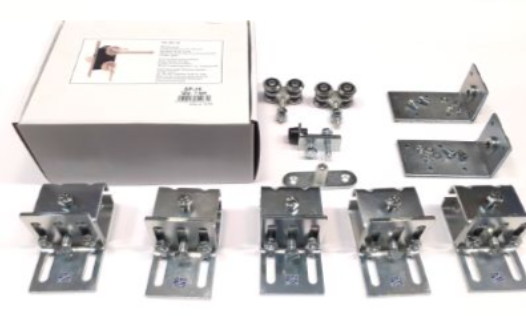 Wandbevestigingset voor schuifpoort - poortframe 1365x1900mm