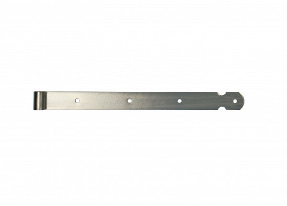 Duimheng, lengte: 600 mm, breedte: 40mm, dikte: 4mm, RVS