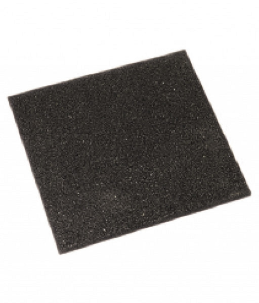 Rubbertegel 50x50x4.5 cm zwart