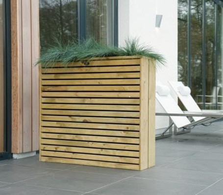 Terrasbloembak Elan Excellent 103x93x30 cm Vuren groen geimpregneerd