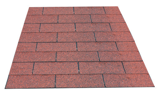 Dakshingles per pak ï 3 m2, rood.