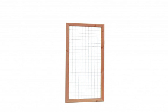 Douglas Betonijzertrellis met maas 7,5 x 7,5 cm, in raamwerk 4,5 x 7 cm, 90 x 180 cm, onbehandeld.