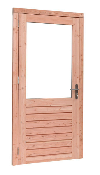 Douglas enkele deur Prestige 6-ruits met dubbelglas onbehandeld rechtsdraaiend 109 x 221 cm