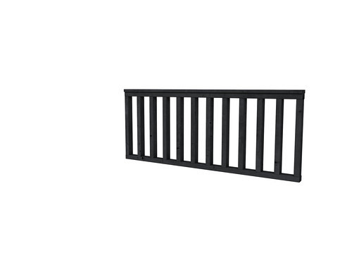 Hekwerk recht douglas type A, 178,5 x 73 cm, zwart gedompeld
