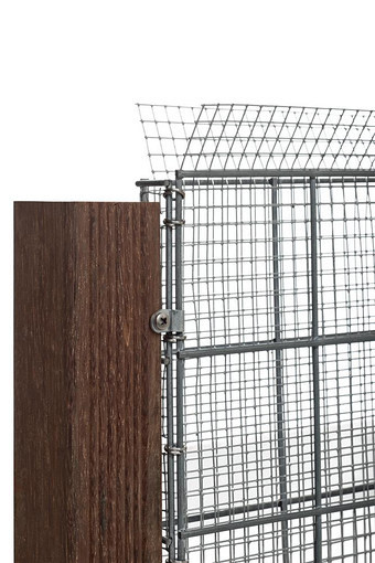 Grindschutting met maas 1 x 1 cm, 90 x 180 x 4 cm (BxHxD).