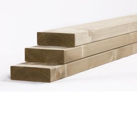 Scandinavisch vuren geschaafde plank (diverse maten)