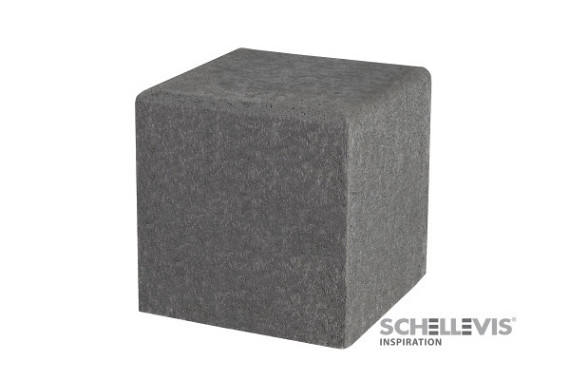 Schellevis zitelement (vierkant) 50x50x50 cm Grijs