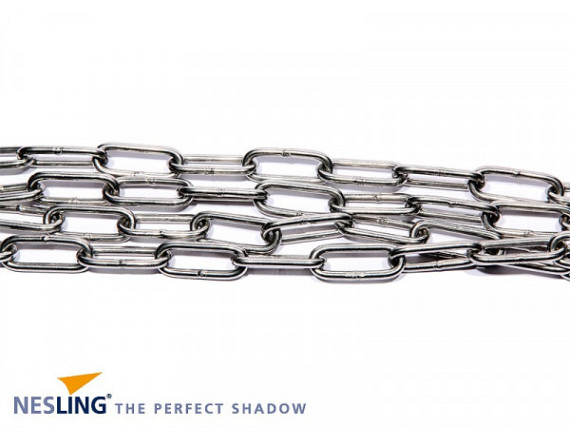 Ketting schalm 4mm lang 2m RVS