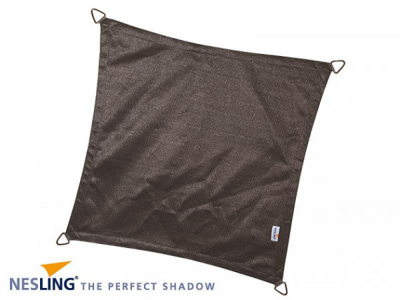 Schaduwdoek Coolfit Vierkant 3,6 x 3,6 x 3,6 x 3,6m antraciet