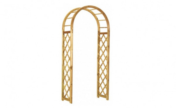 Rozenboog rond, doorgangsbreedte 120 cm.