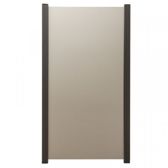 Aluminium/ composiet paneel smal 90x180cm zilvergrijs