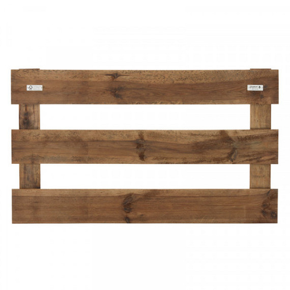 Dekkerhout grenen hek XL 120x70cm bruin geimpregneerd