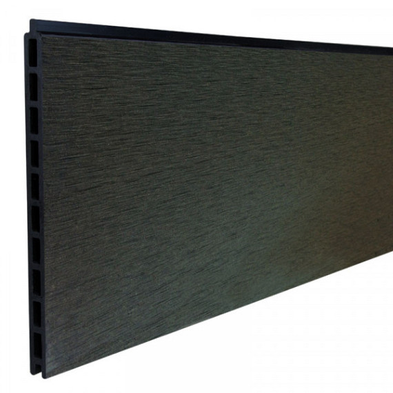 Mix&Match composiet breed antraciet lamel 2x42,3x180cm set 2st.