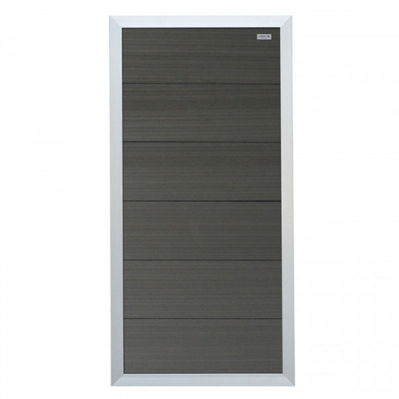 Forte composiet schuttingscherm antra/alu 90x180cm