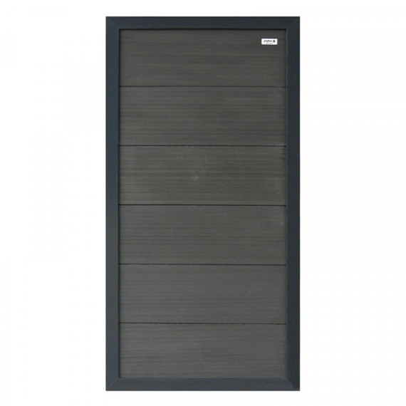 Forte composiet schuttingscherm antra/antra alu 90x180cm