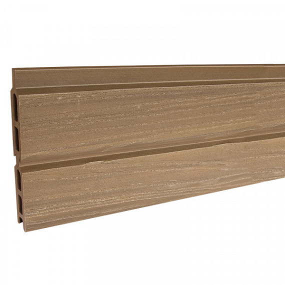 Composiet lamel Rhombus ipé 14x179,3cm set 6st.(2 sets nodig per schutting)